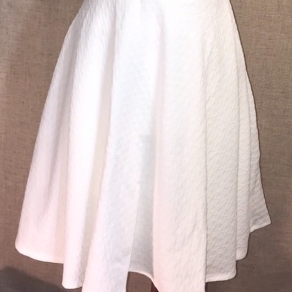 Romeo Juliet Couture Dress Medium White Sleeveless Cocktail Casual Wedding - Picture 10 of 12